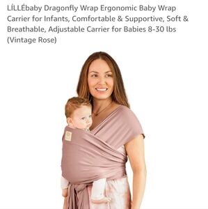 LilleBaby Dragonfly Wrap Dusty Rose